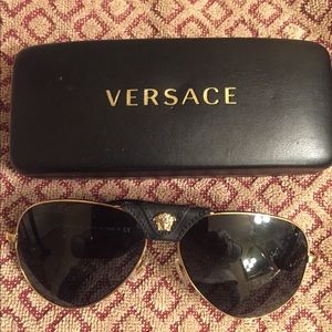 Versace unisex aviators